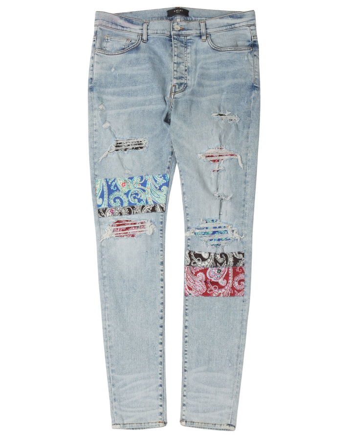 Paisley Patchwork Jeans