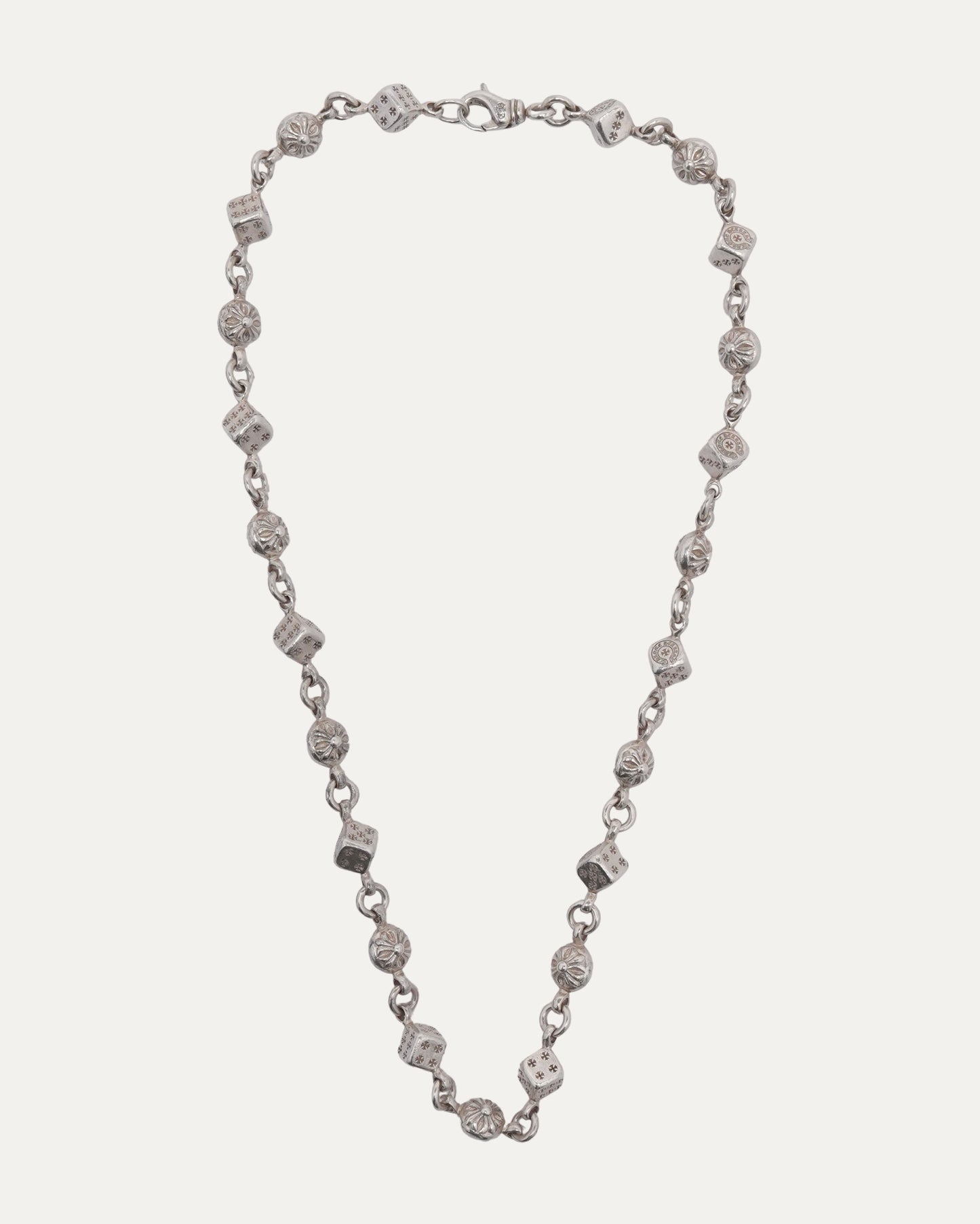 Dice and Plus Ball Necklace