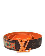 LV Pyramide Cities Exclusive Chicago Reversible Belt