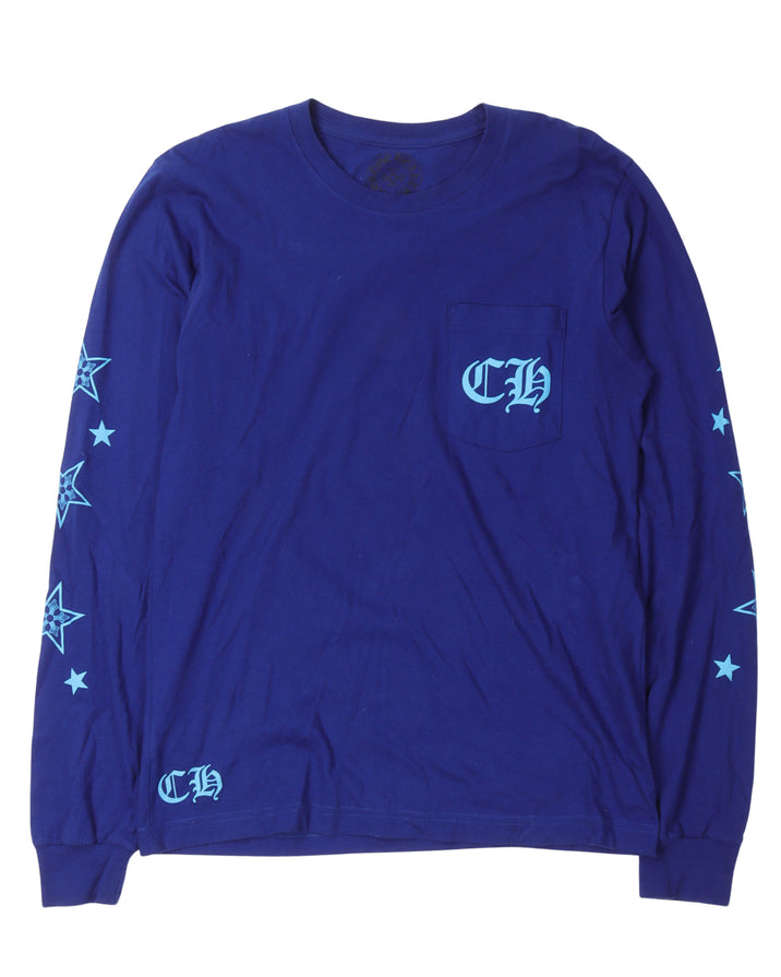 5 Pointed Star Long Sleeve Pocket T-Shirt