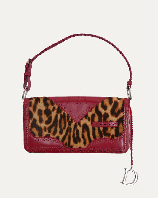 SS 2004 D'Trick Leopard Print Ponyhair Bag