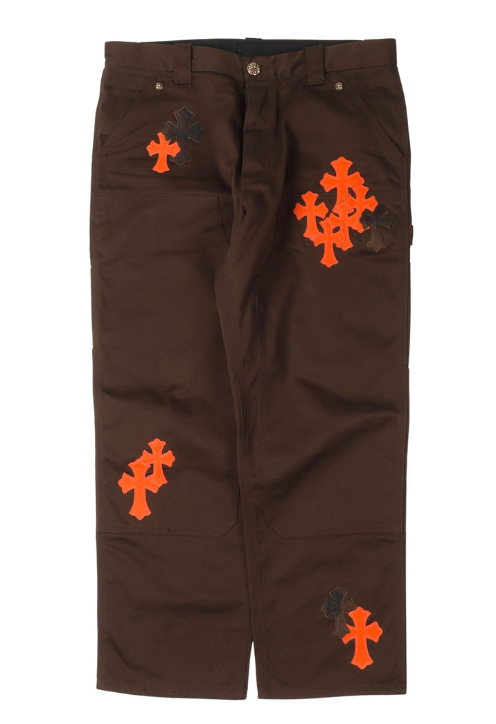 Double Knee Cross Patch Pants