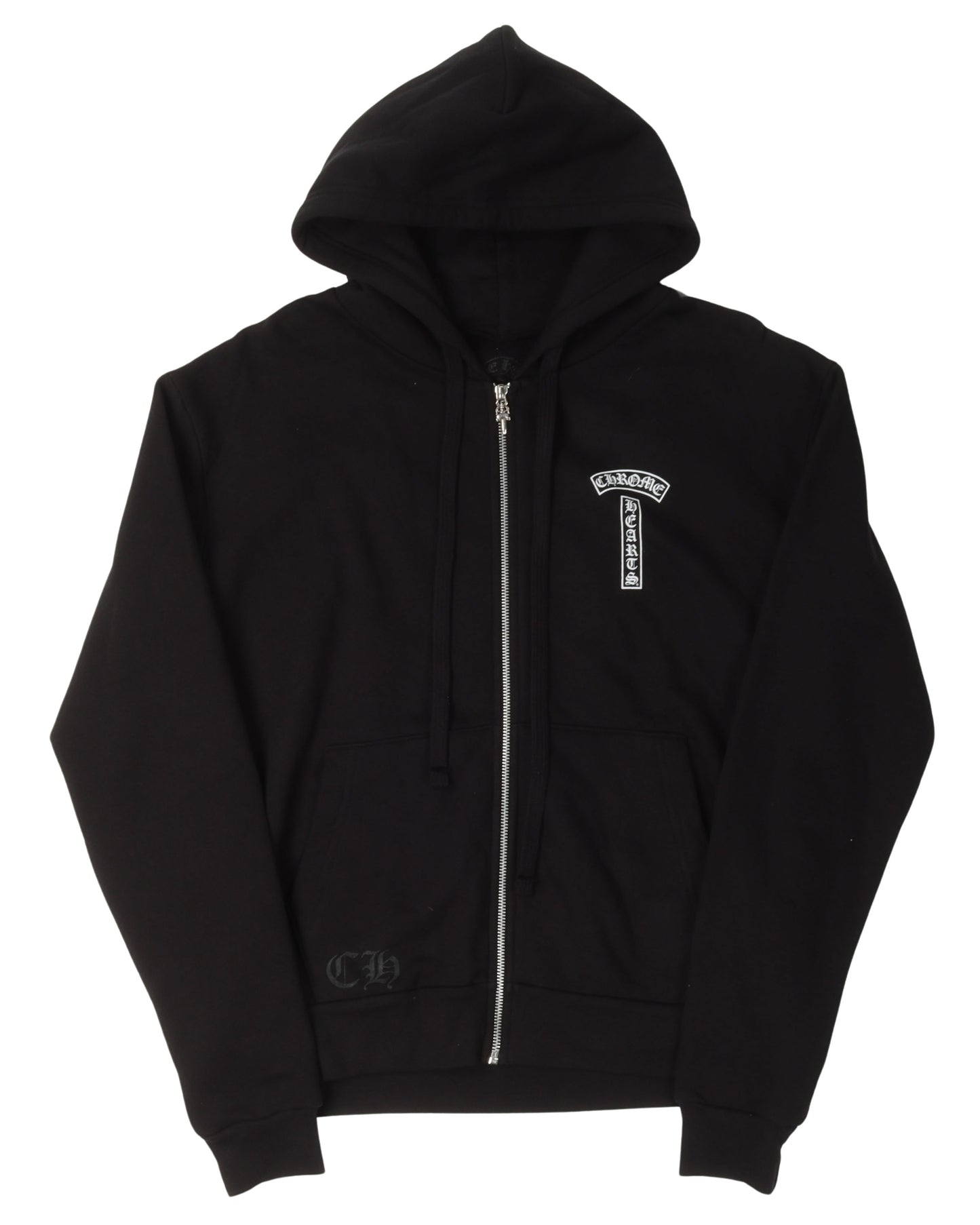 T Logo Zip Up Hoodie