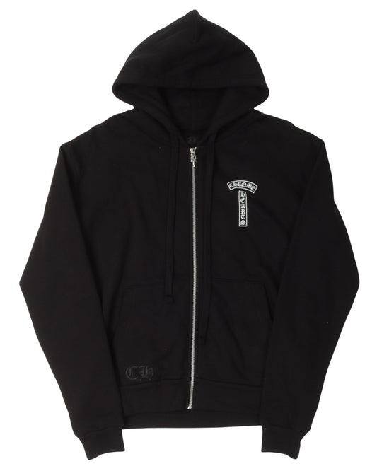 T Logo Zip Up Hoodie
