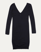 V Neck Knit Dress