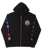 Multicolor Horseshoe Logo Zip-Up Hoodie