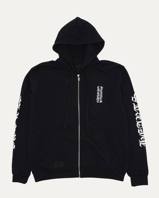 Vertical Logo Zip Up Hoodie