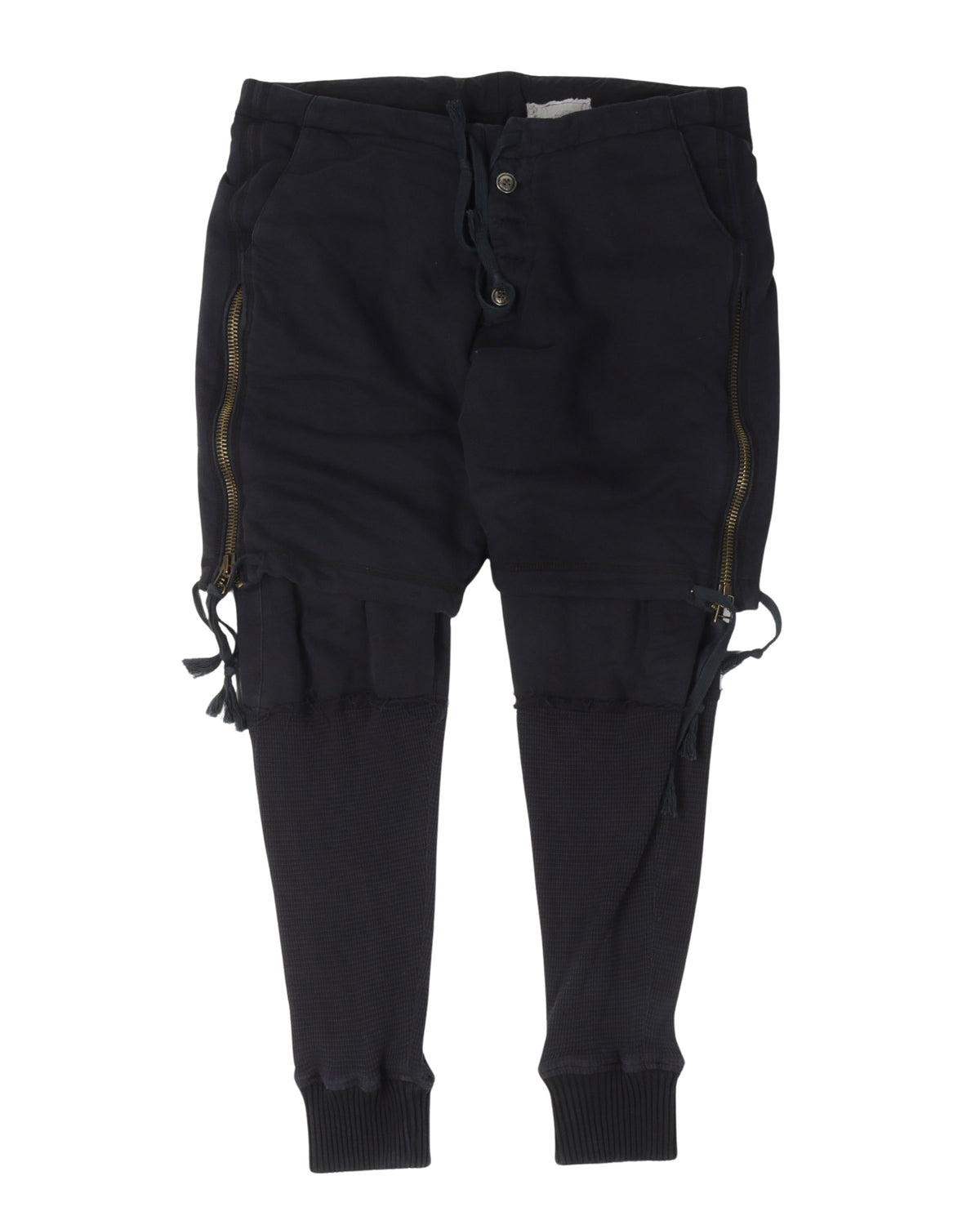 Fleece Zip Short Lounge Pants