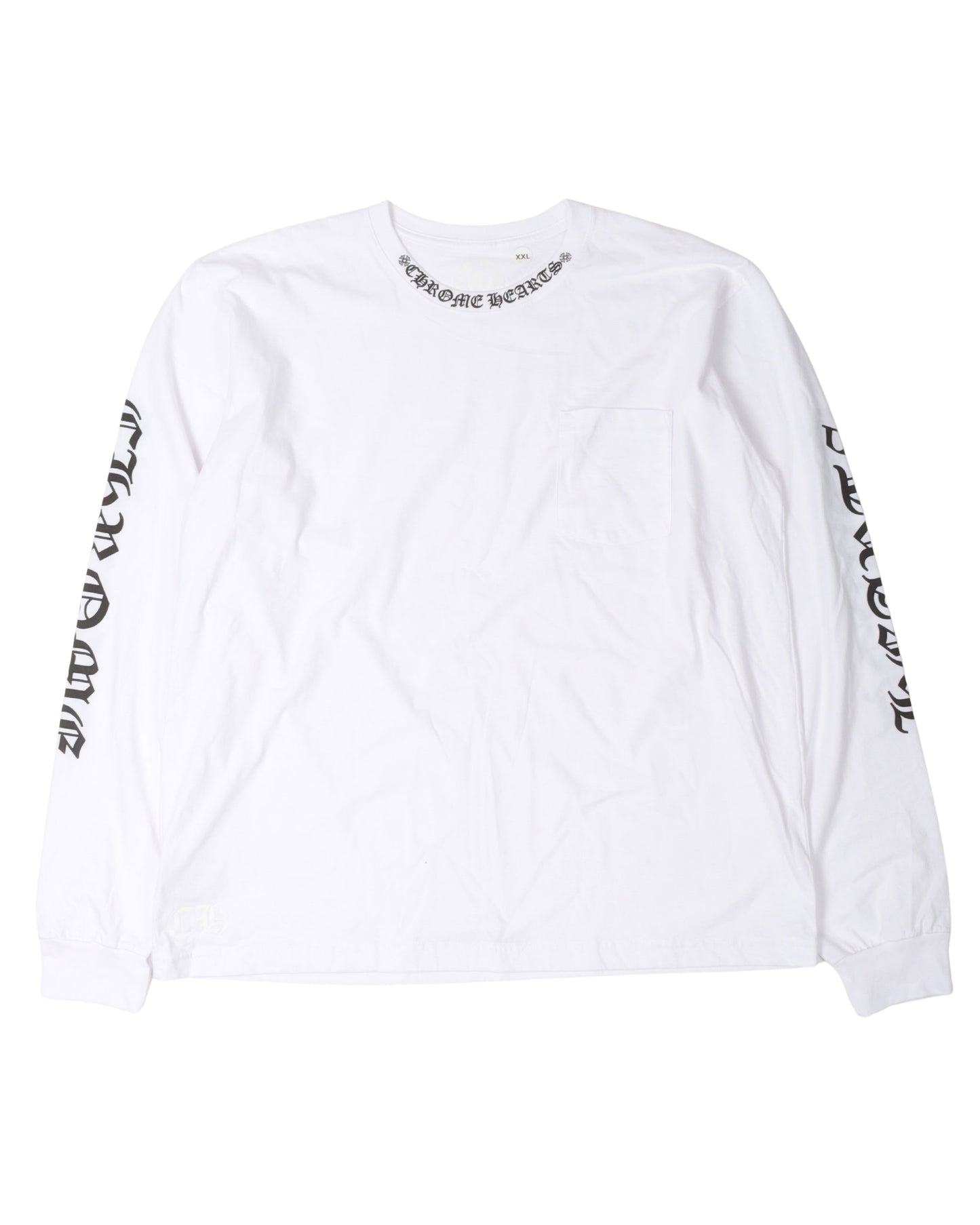 Neck Logo Long Sleeve T-Shirt
