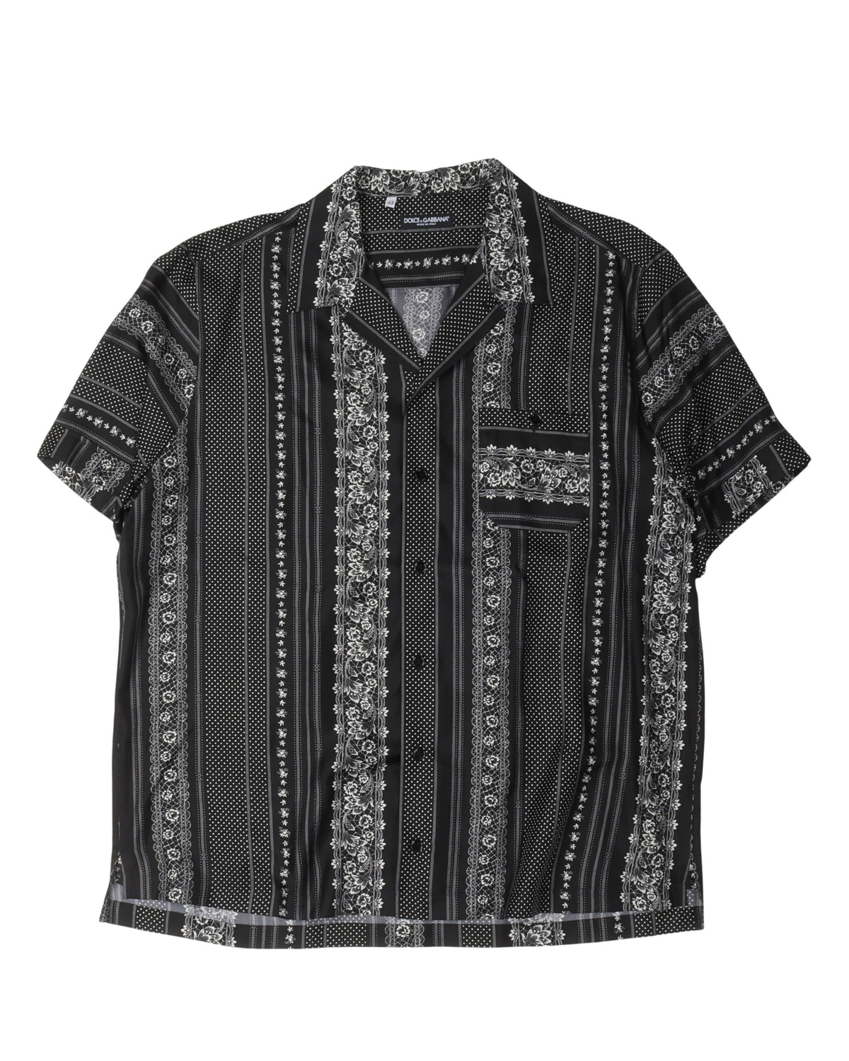 Printed Silk Shirt