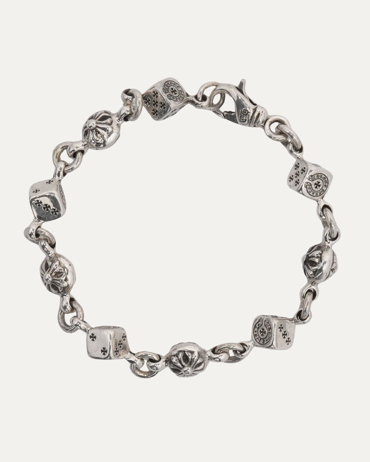 Dice and Plus Ball Bracelet