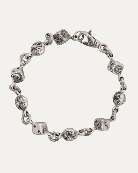 Dice and Plus Ball Bracelet