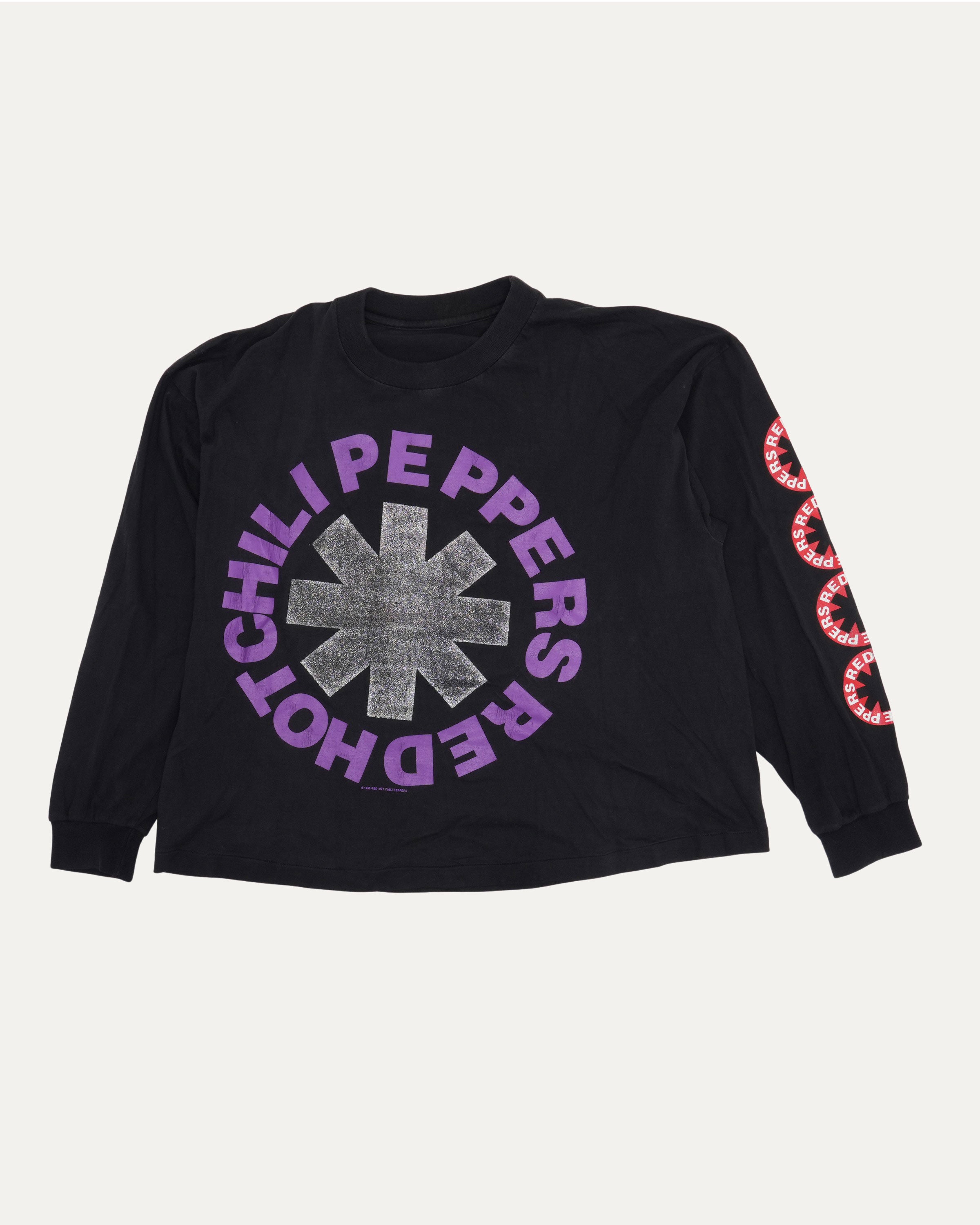 【90s 当時物】RED HOT CHILI PEPPERS ロングTシャツ Vintage Red Hot Chili Peppers 1990 Tour Long Sleeve T-Shirt