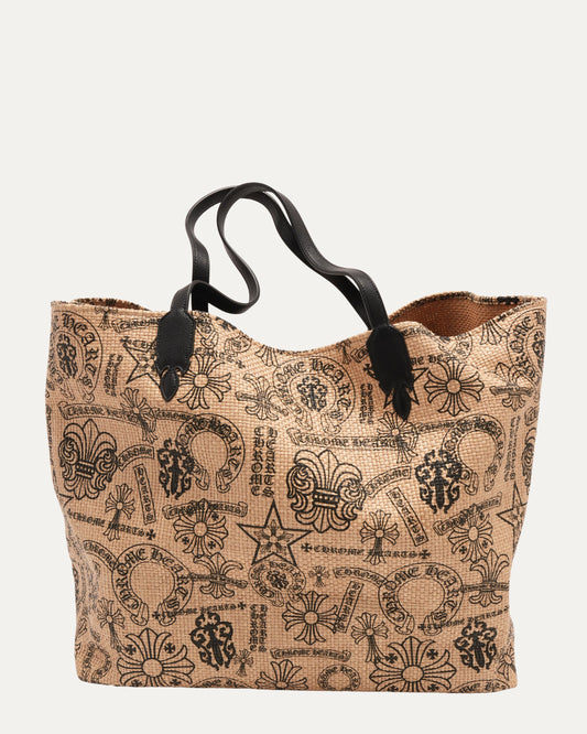 Large Straw Beach Bag
