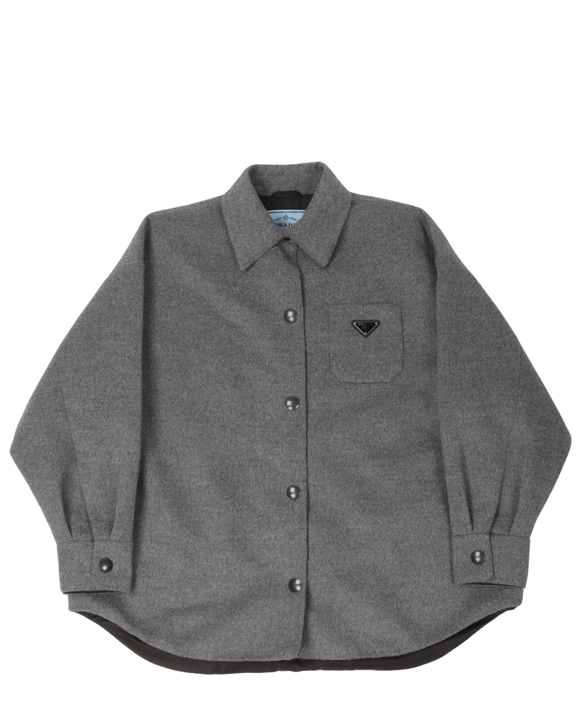 Padded Wool Shirt Jacket