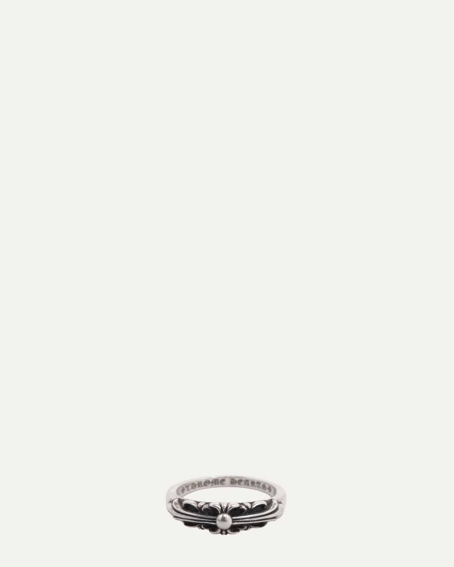 Mini Floral Cross Ring