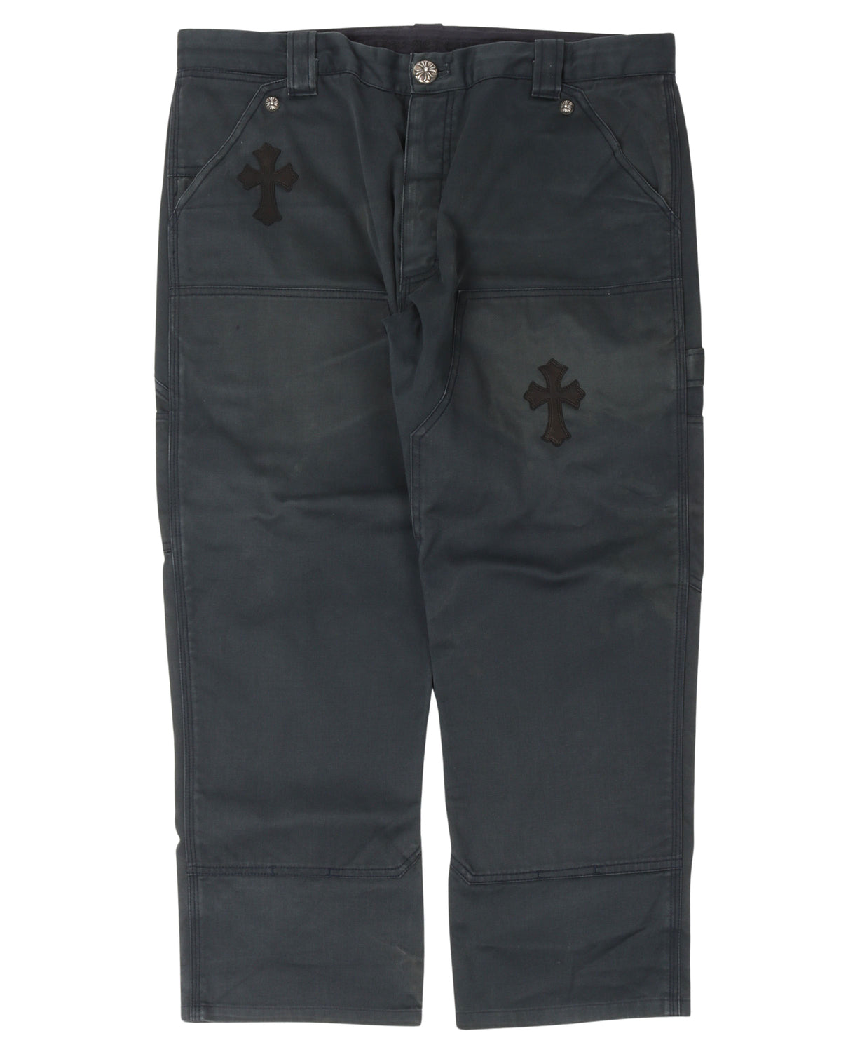 Grey Double Knee Pants