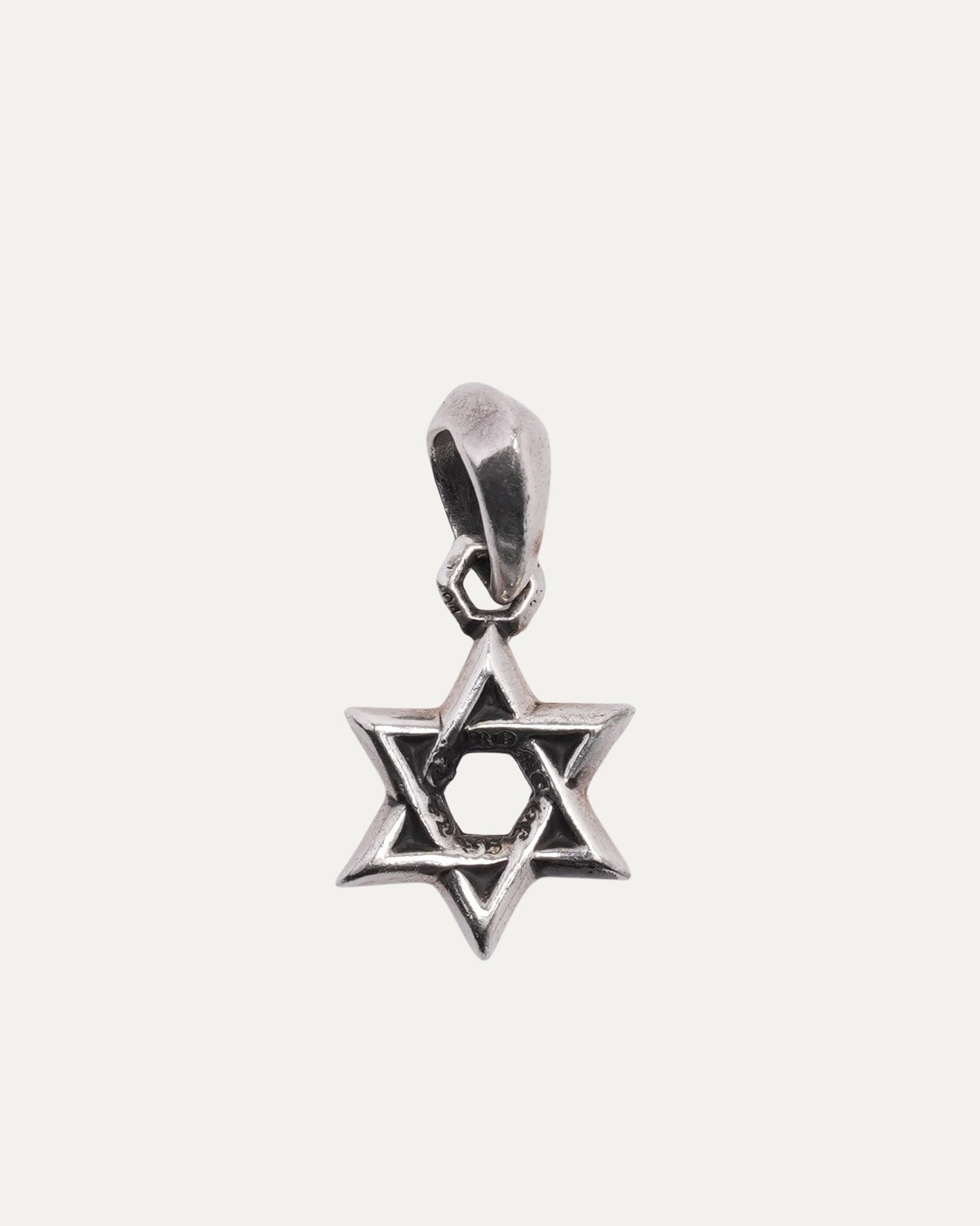 Star of David Pendant with Bale