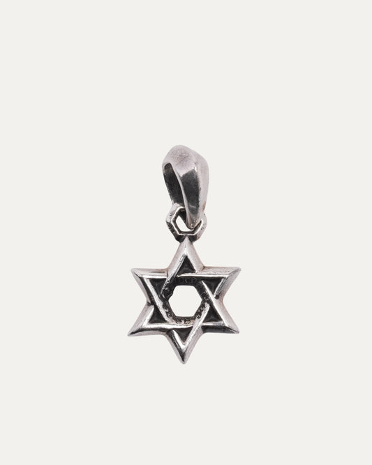 Star of David Pendant with Bale