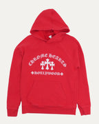 Embroidered Triple Cross Hoodie