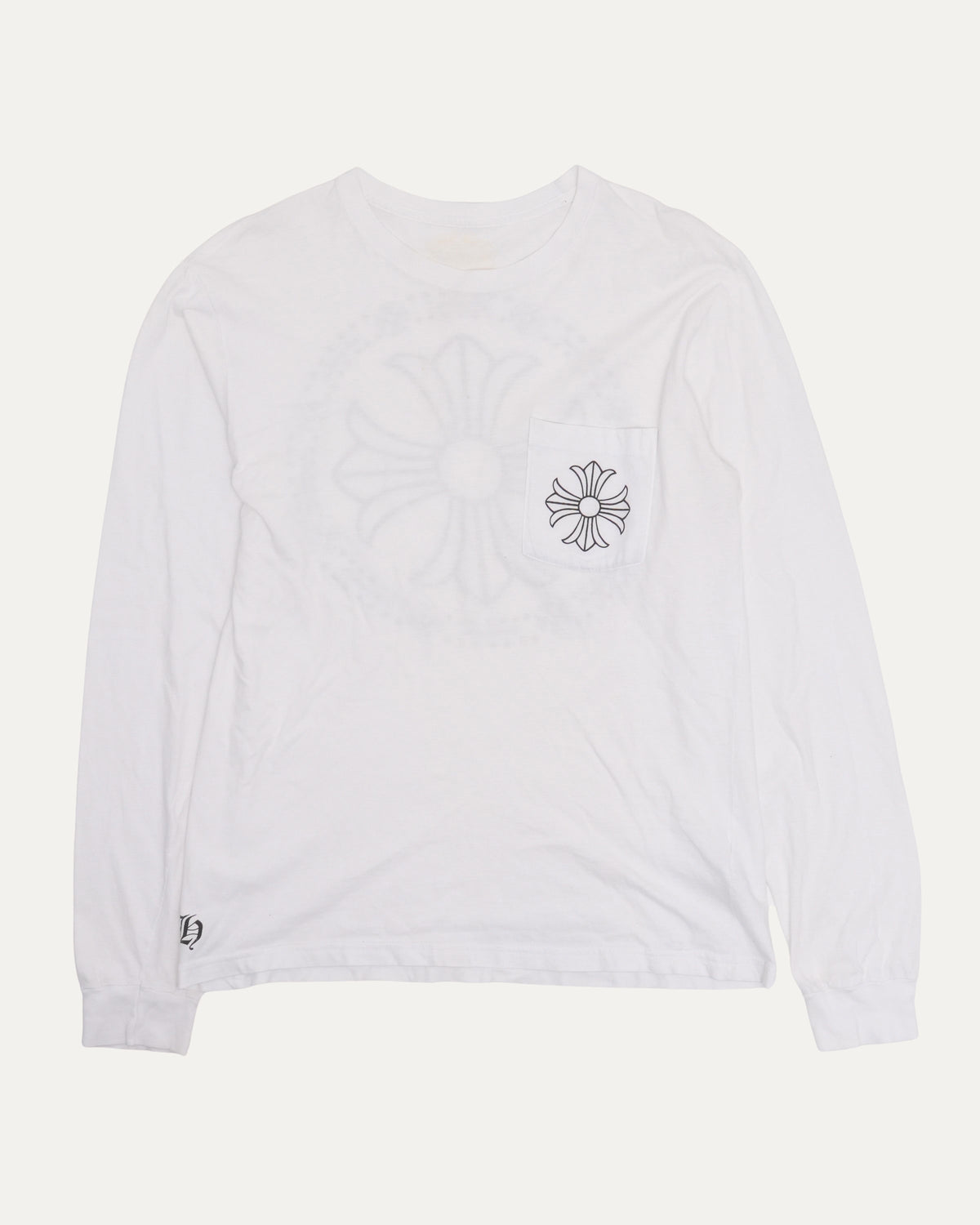 Vintage Plus Cross Long Sleeve Pocket T-Shirt