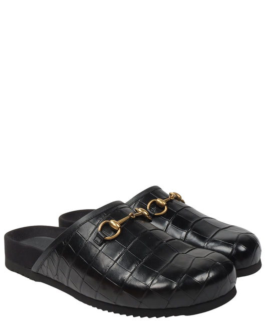 1/1 Crocodile Leather Mules