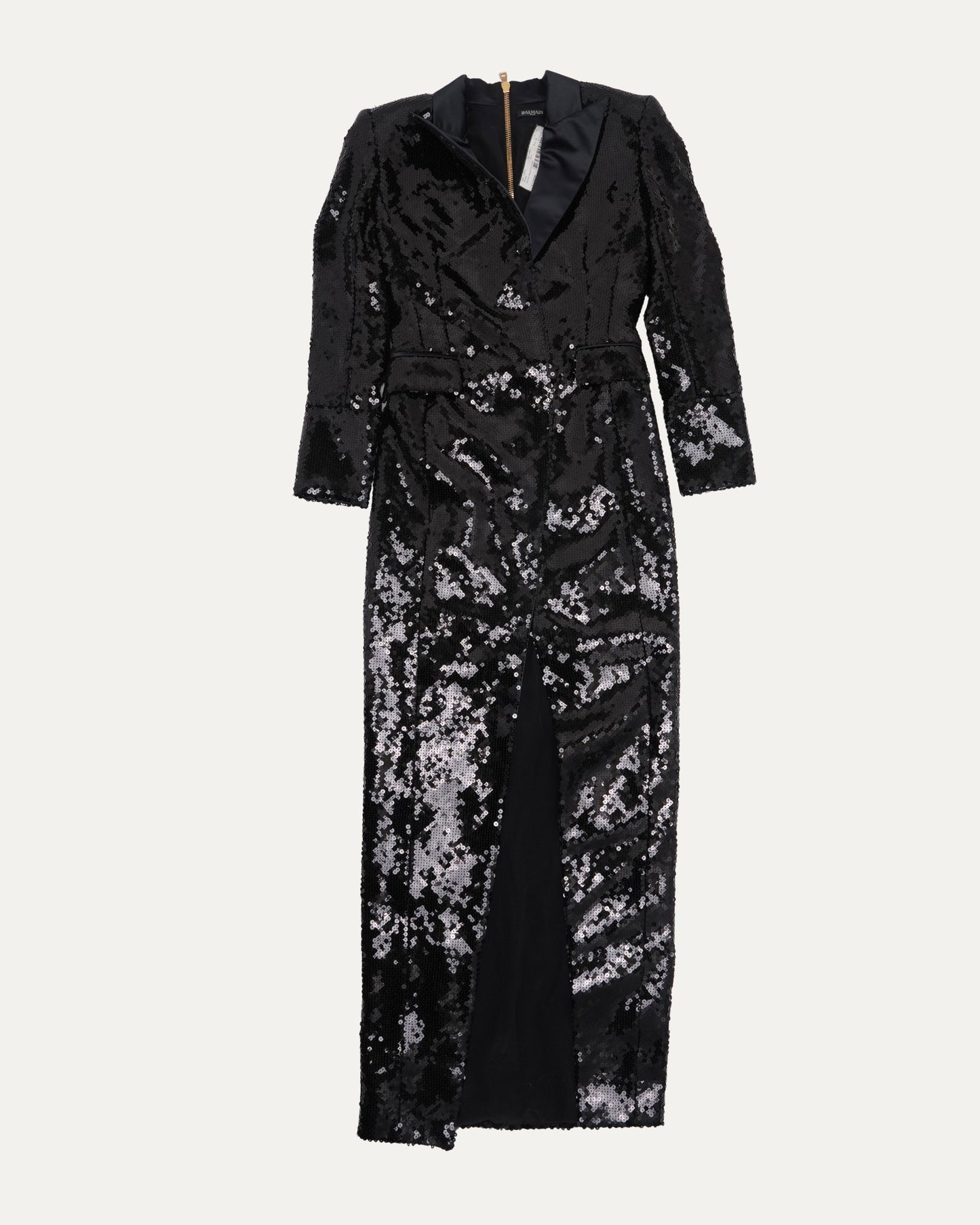 Sequin Lapel Dress