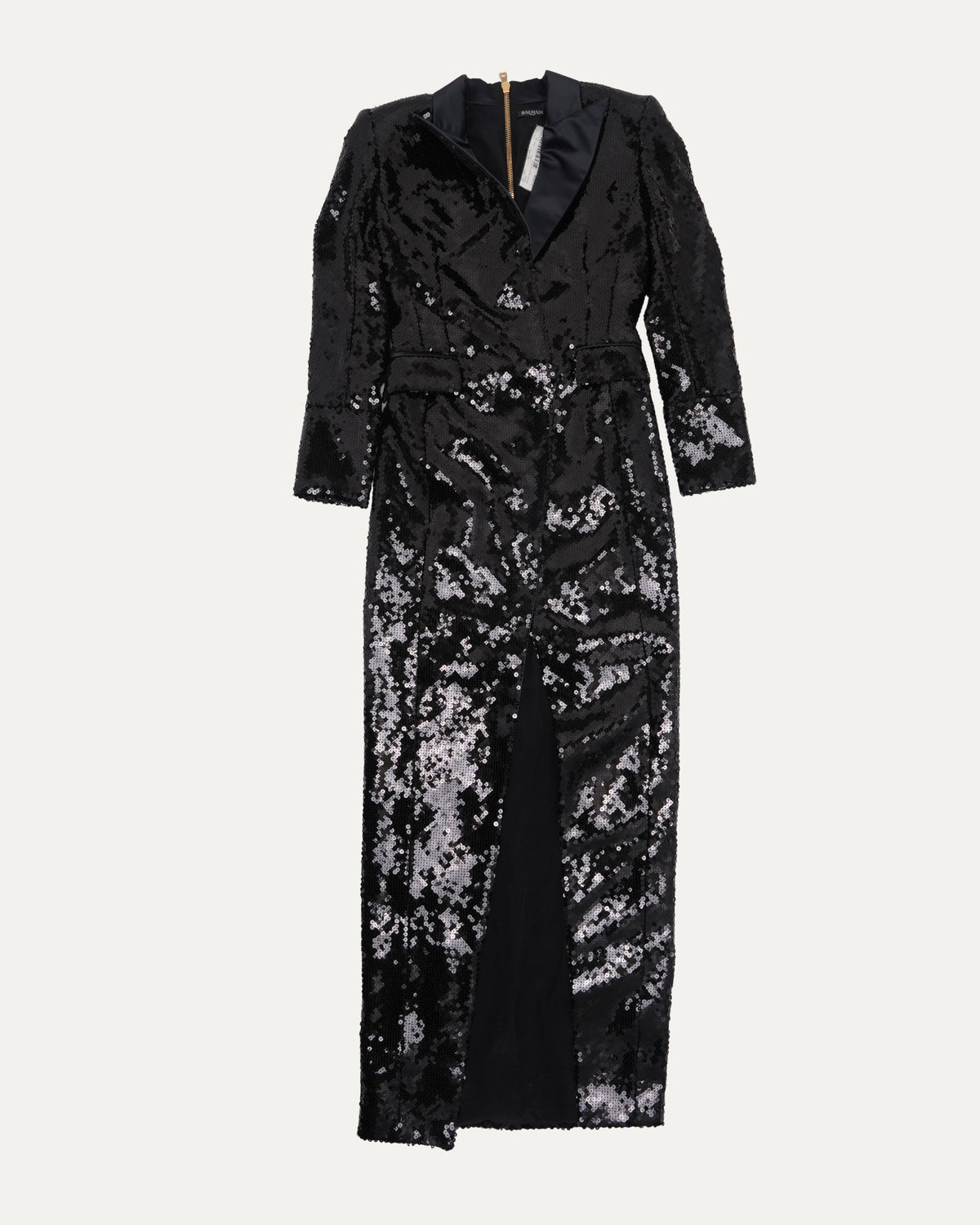 Sequin Lapel Dress