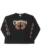 West Coast Choppers Flaming Cross Long Sleeve T-Shirt