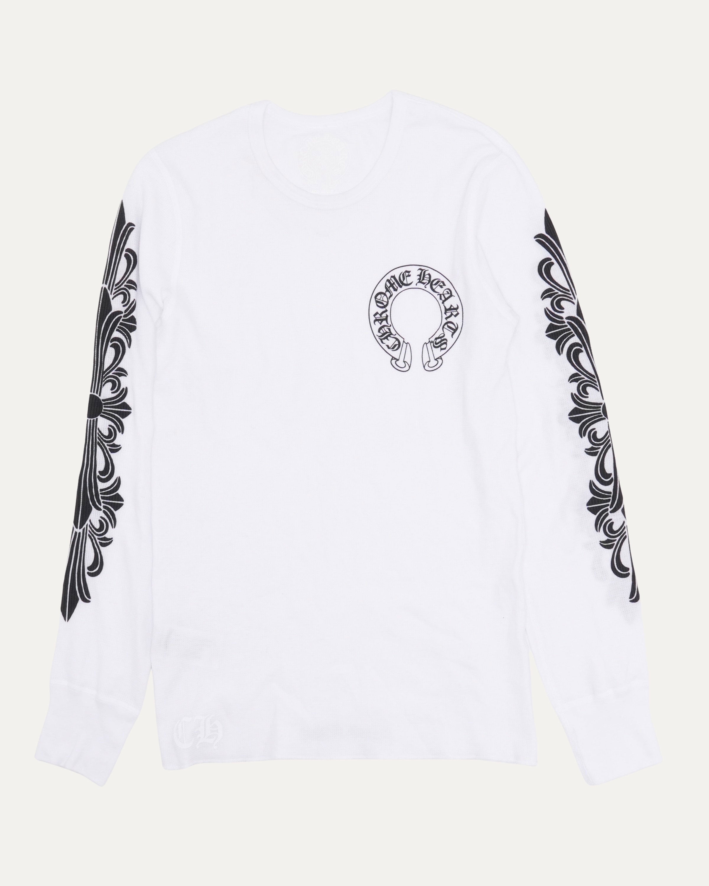 Chrome Hearts Horseshoe Logo Thermal Long Sleeve T-Shirt – Justin Reed