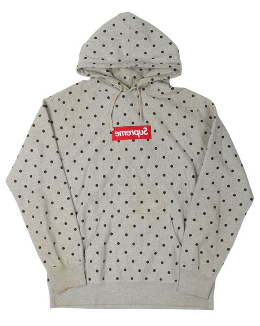 Comme Des Garcons Box Logo Hoodie