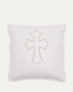 Leather Cross Patch Bean Bag
