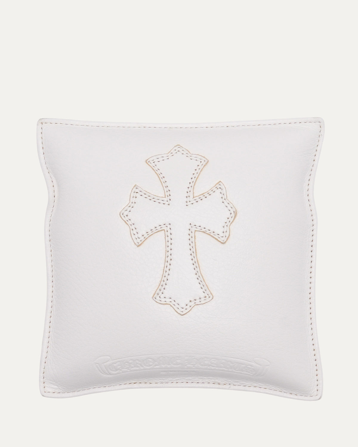 Leather Cross Patch Bean Bag