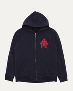 Paper Jam Cross Patch Zip Up Hoodie