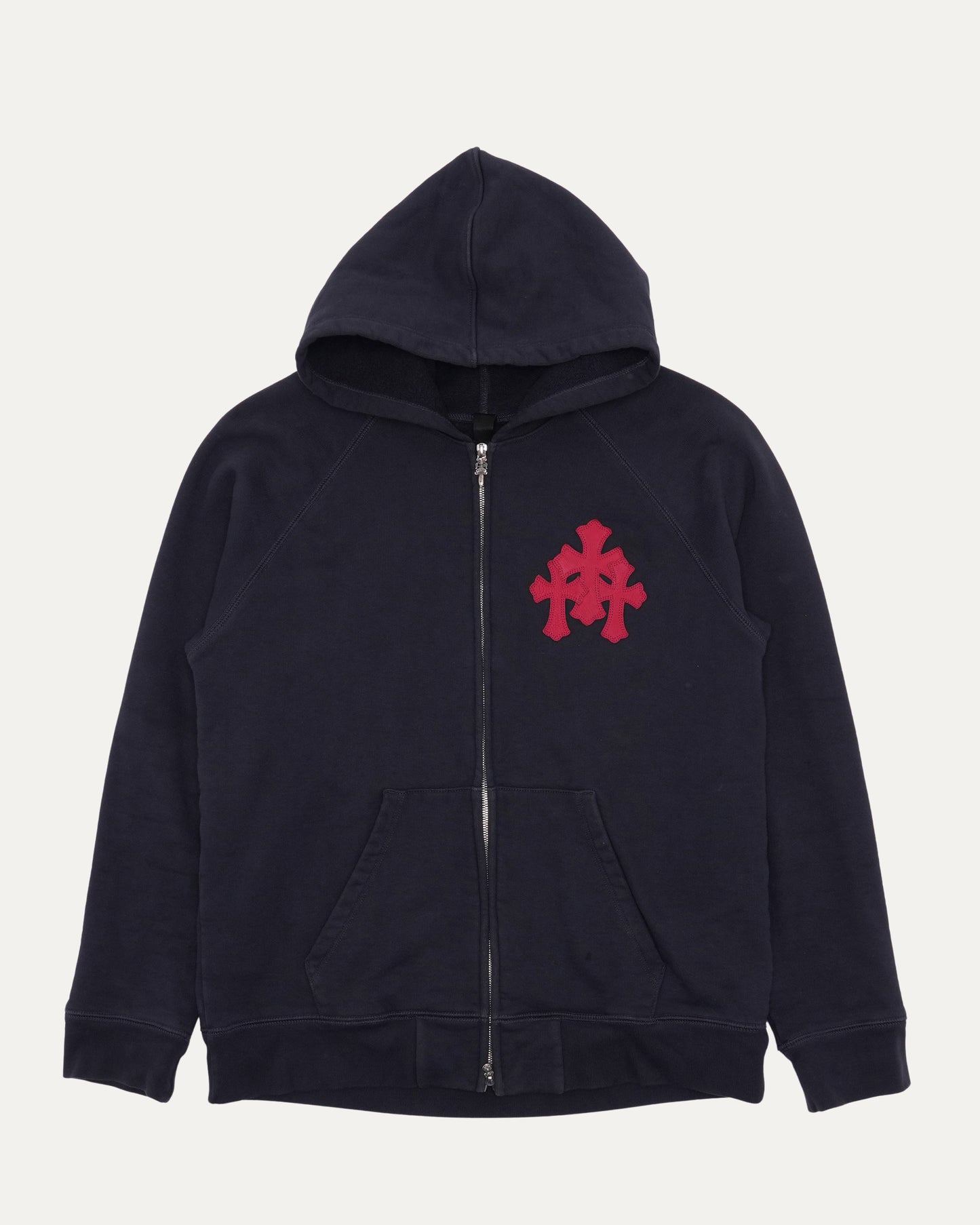 Paper Jam Cross Patch Zip Up Hoodie