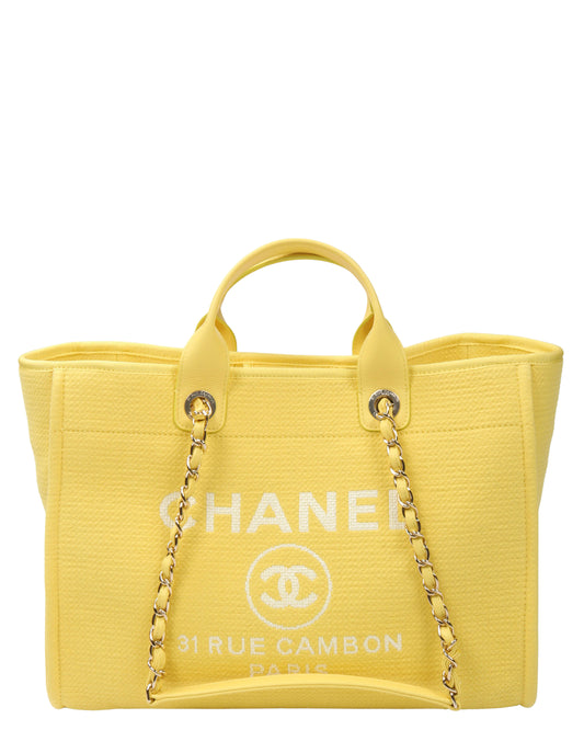 Canvas Deauville Tote w/ Coin Pouch