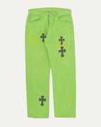 Levis 501 Cross Patch Jeans