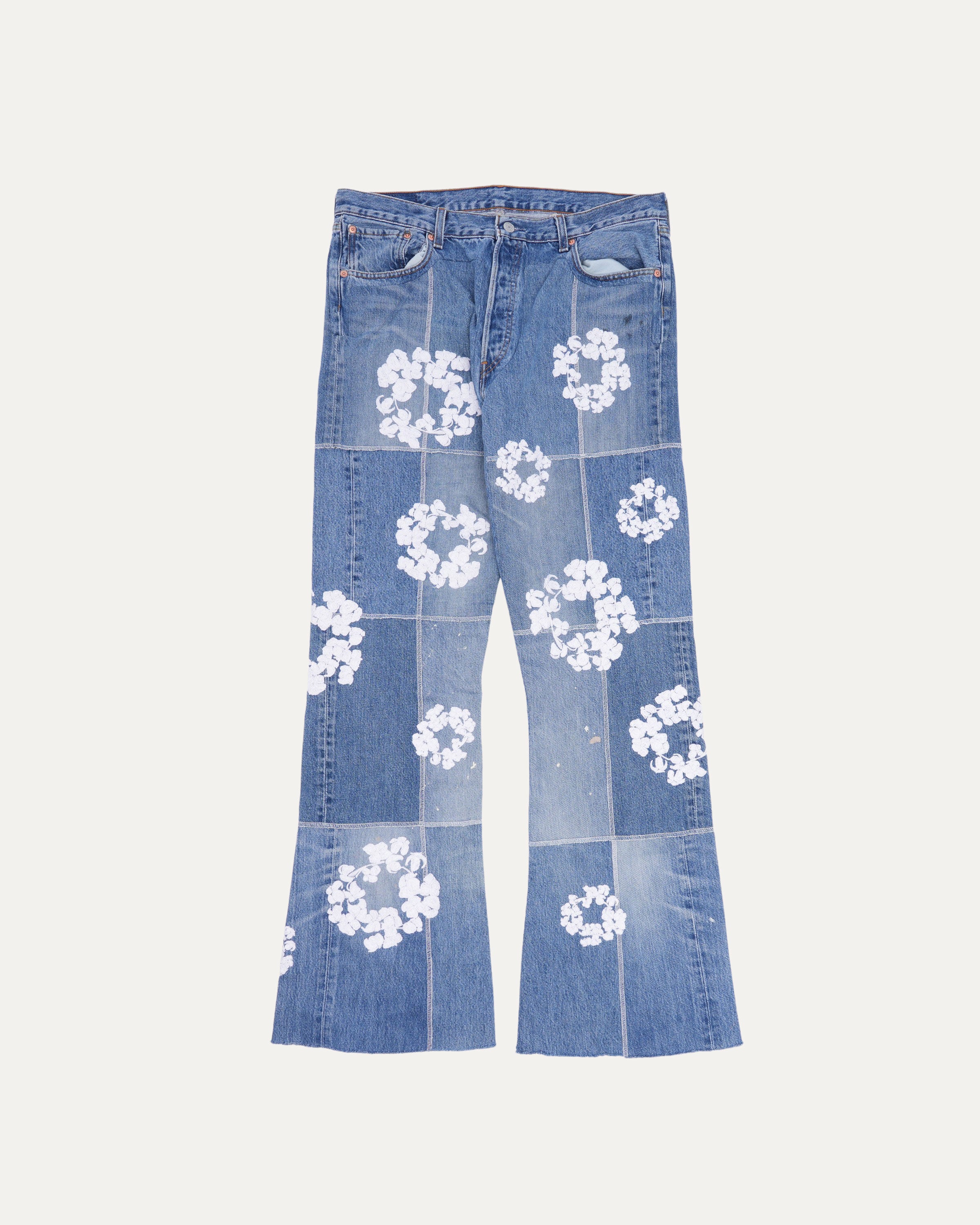 Readymade Cotton Wreath Jeans