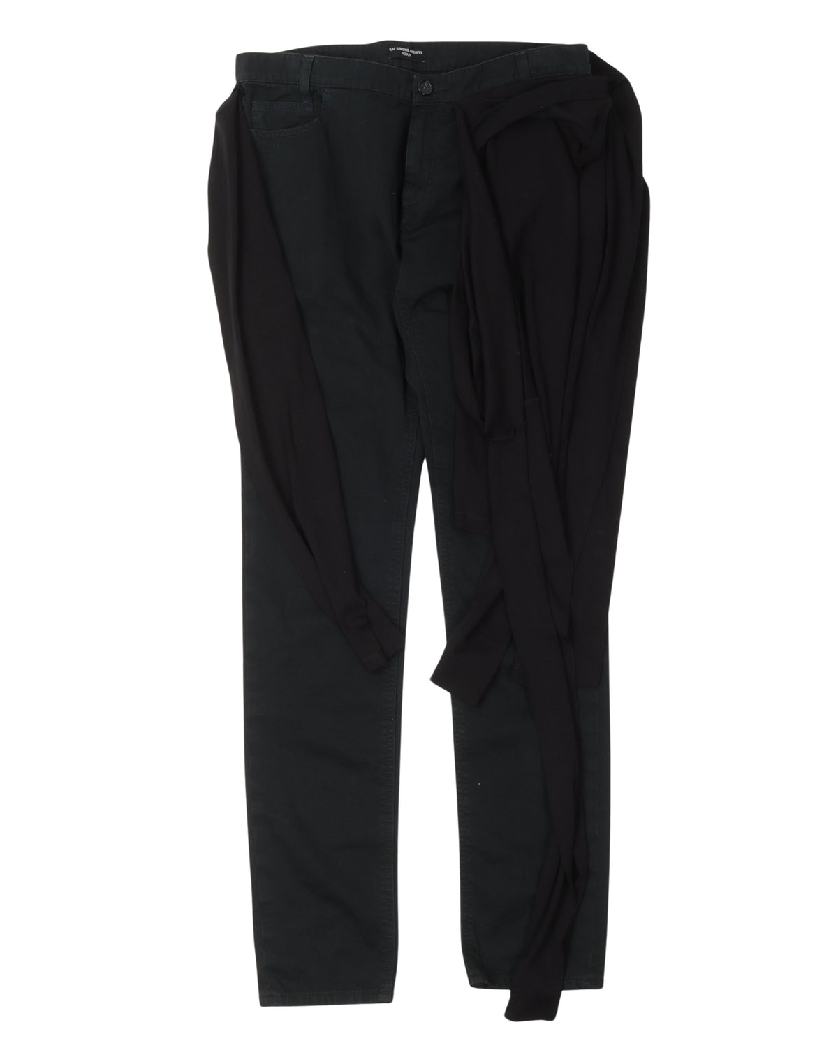 Archive Redux AW04 T-Shirt Layered Slim Leg Jeans