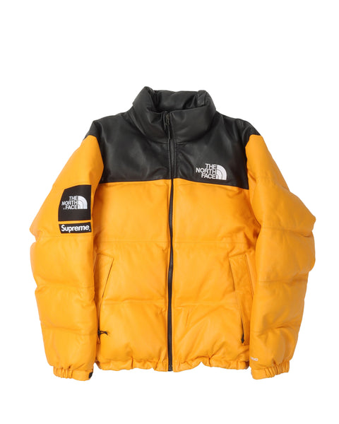 ジャケット・アウター supreme north face leather nuptse Supreme The North Face Leather Nuptse Jacket – Justin Reed