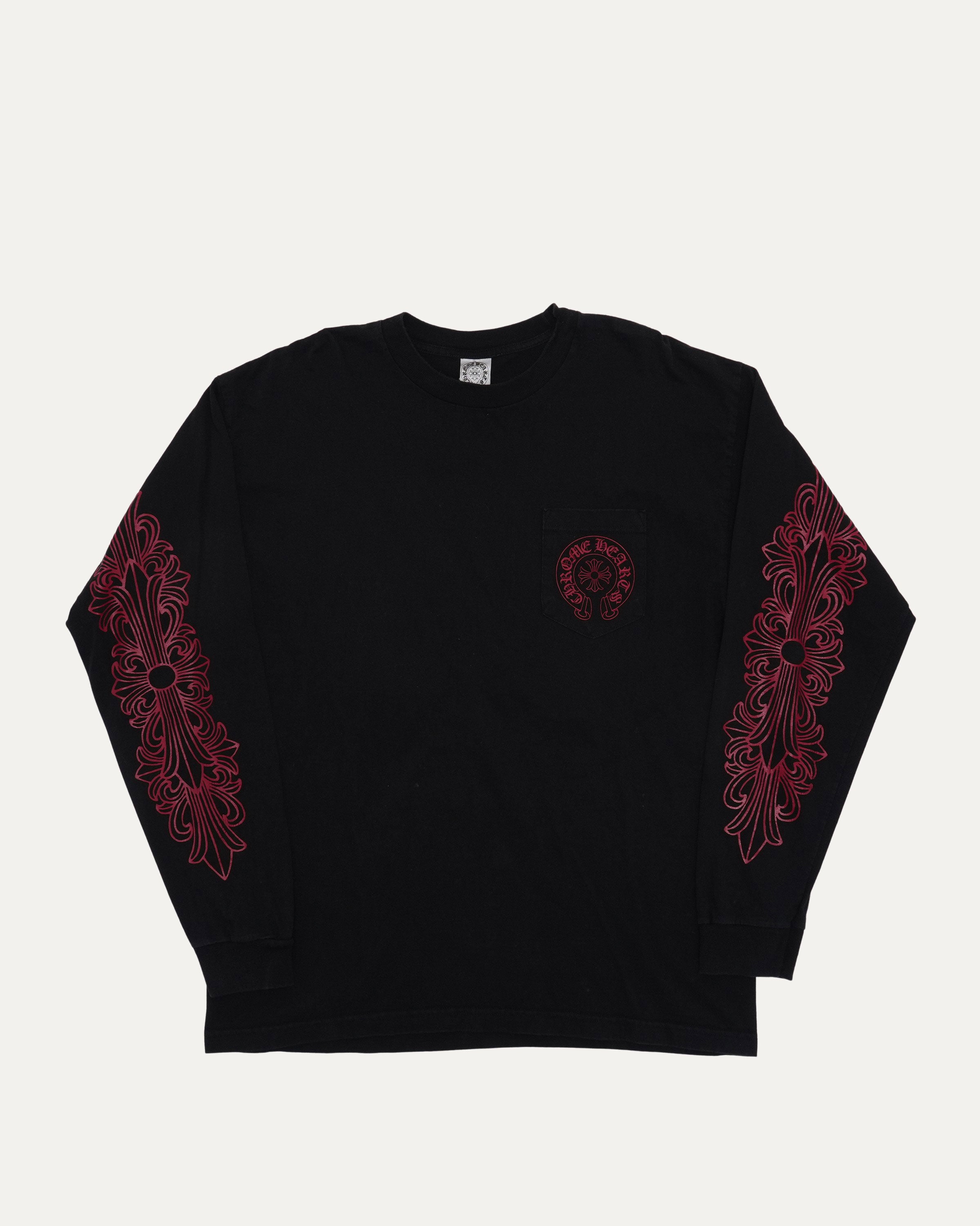 Chrome Hearts New York Horseshoe Logo Long Sleeve T-Shirt – Justin