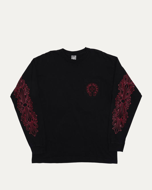 New York Horseshoe Logo Long Sleeve T-Shirt