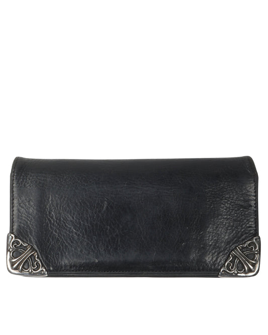 Rectangular Leather Bi-Fold Wallet