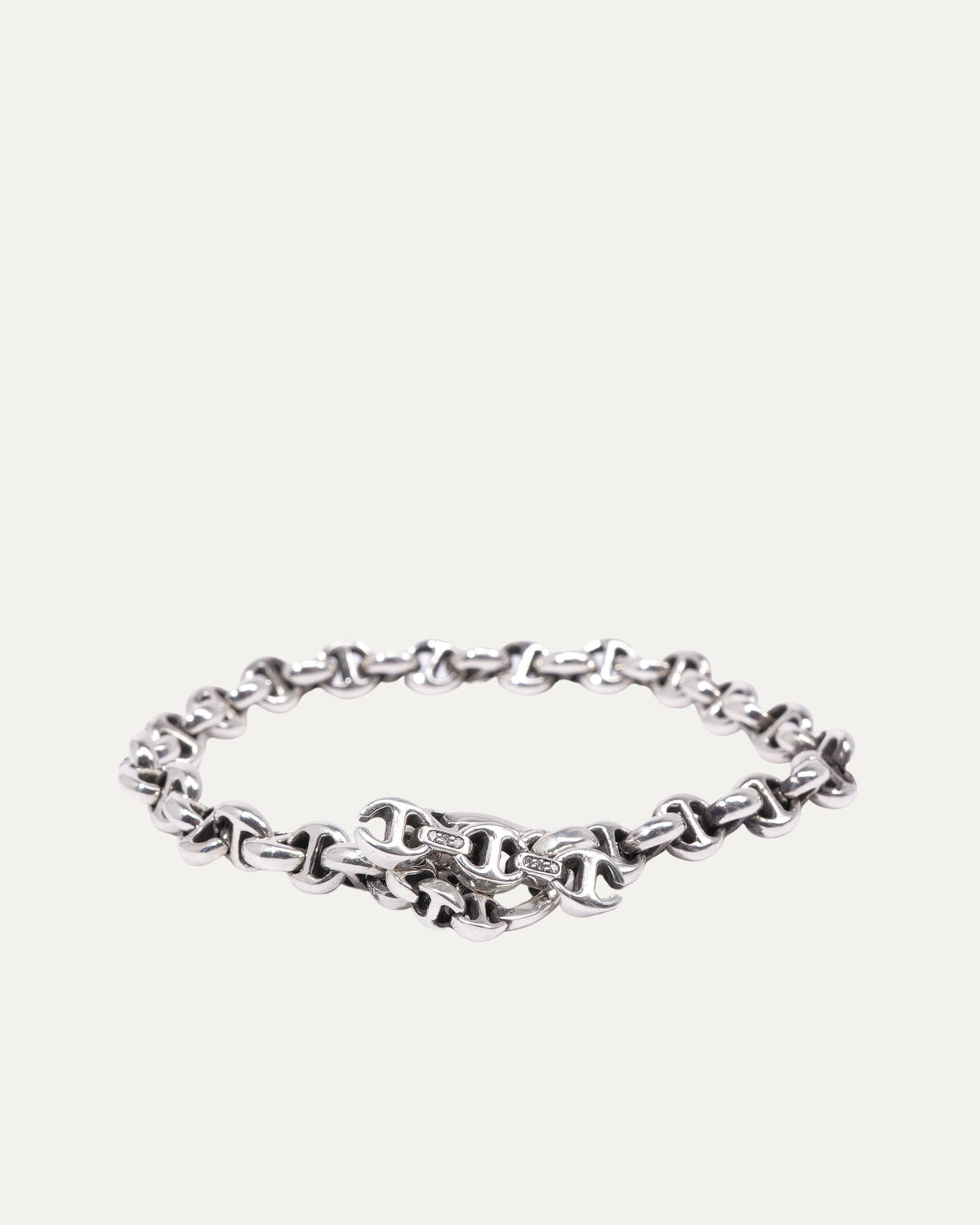 5MM Open-Link Bracelet with Diamonds