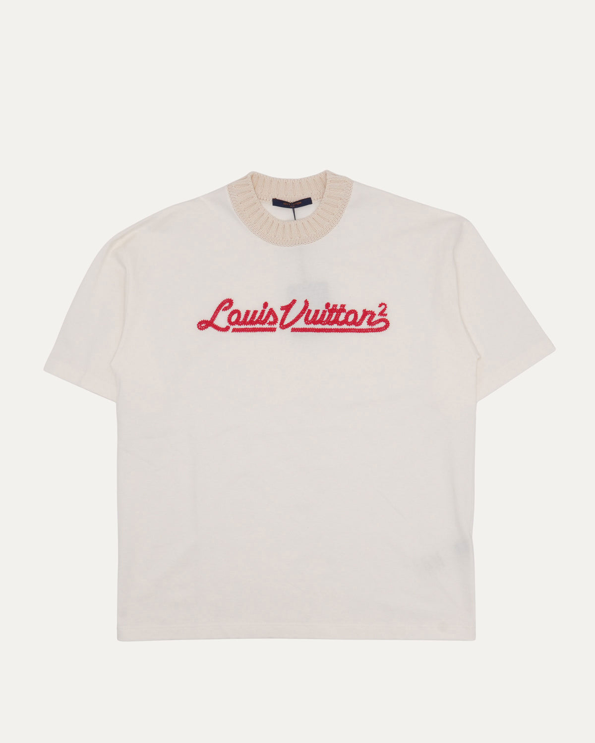 Knit Collar T-Shirt