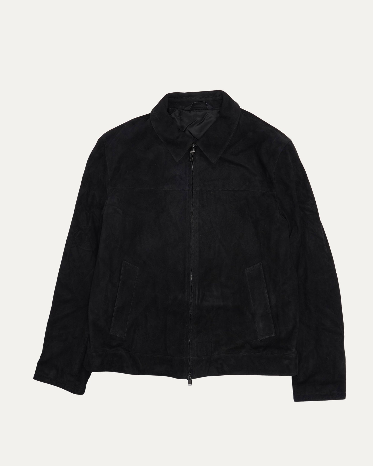 Suede Collared Jacket