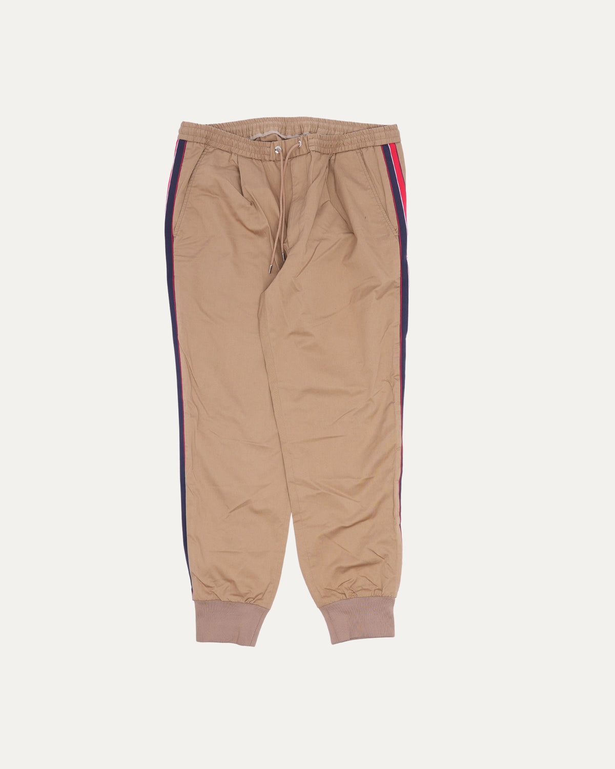 Gabardine Side-Stripe Trousers