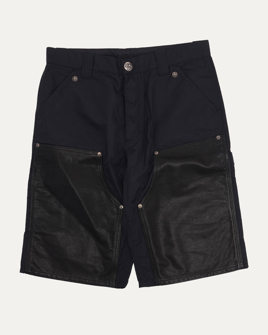 Nylon Leather Double Knee Carpenter Shorts
