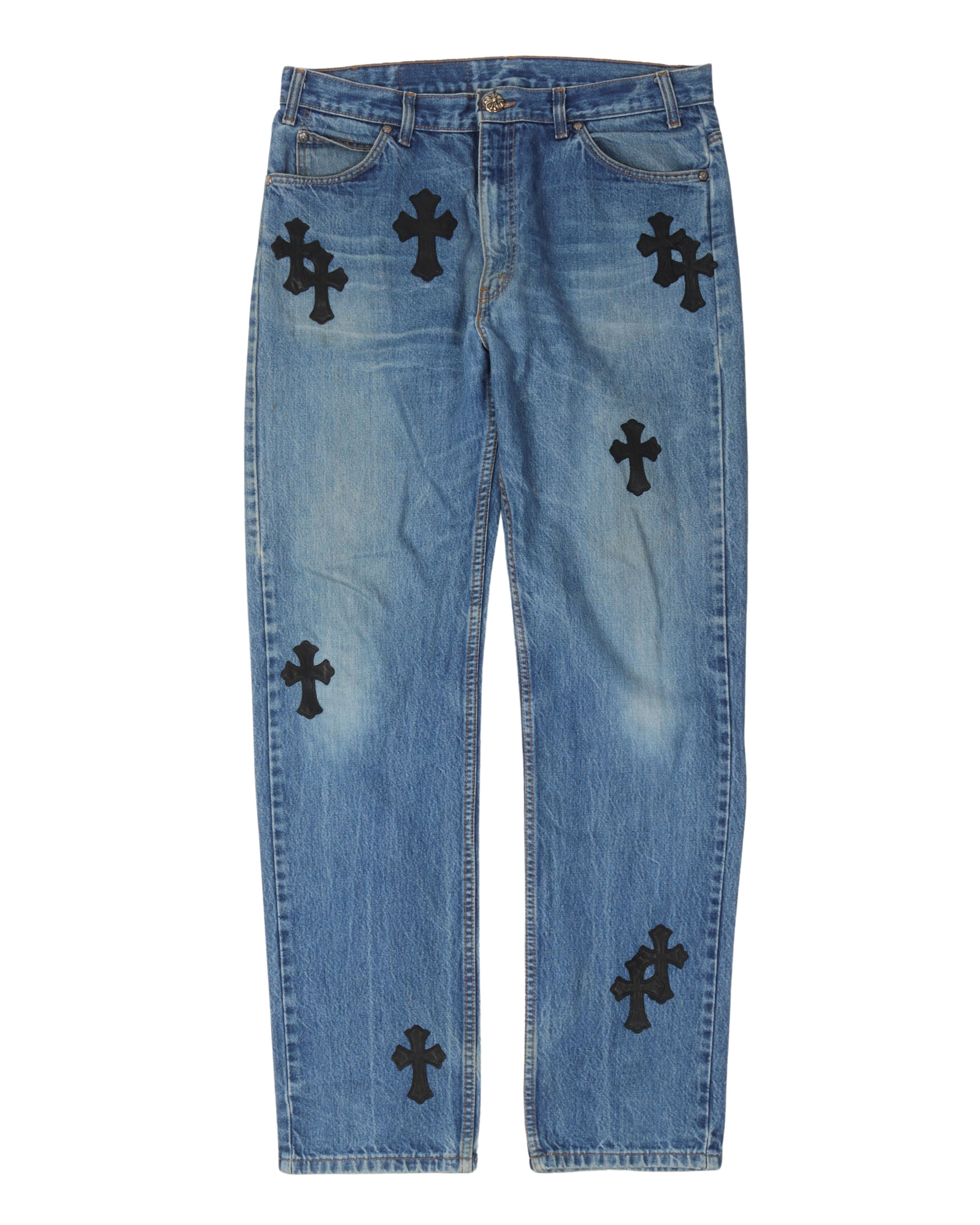 Chrome Hearts Levi's Cross Patch Jeans