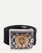 Matty Boy 99 Eyes Horseshoe Seatbelt Buckle Belt